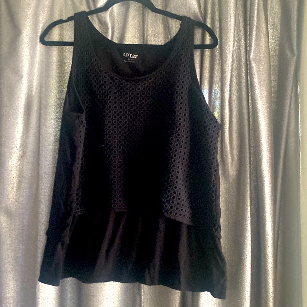 Apt 9 sleeveless layered shirt